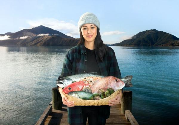 Sanford woman and fish